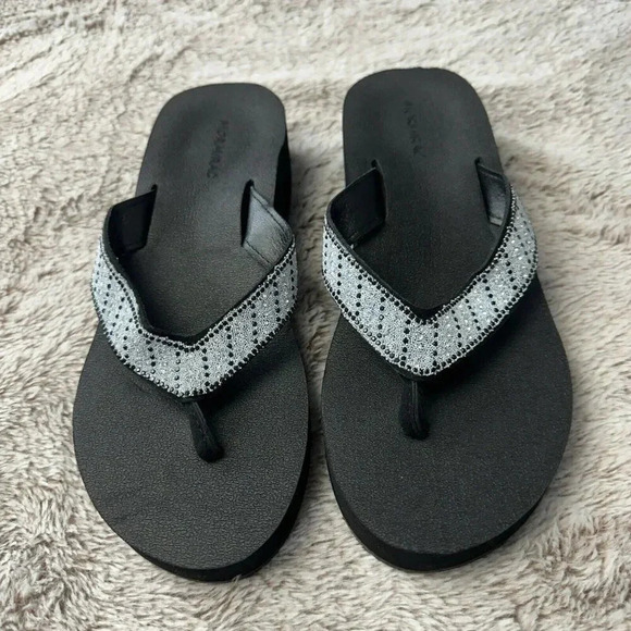 Womens Braid Comfortable Arch Support Flip Flops Soft Cushion Sandals - Size 9 - Picture 15 of 16